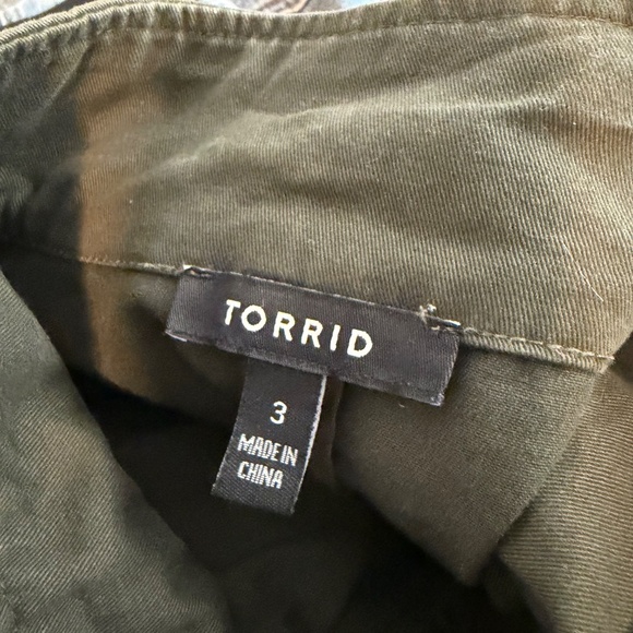 Torrid Plus Size Twill & French Terry Utility Jacket - Size 3 - Picture 6 of 6